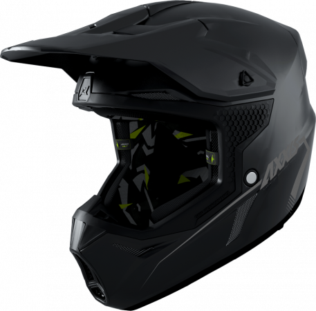 MX čelada AXXIS WOLF ABS solid black matt L