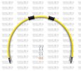 Set zadnjih zavornih cevi Venhill GUZ-6001R-YE POWERHOSEPLUS (1 cev v kompletu) Yellow hoses, chromed fittings