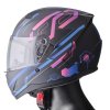 Integralna čelada GMS ZG12501 HEXAGO graphic blue - violet XS