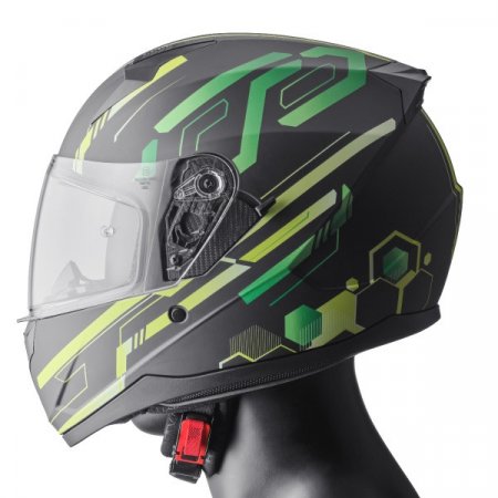 Integralna čelada GMS ZG12501 HEXAGO graphic green 2XL