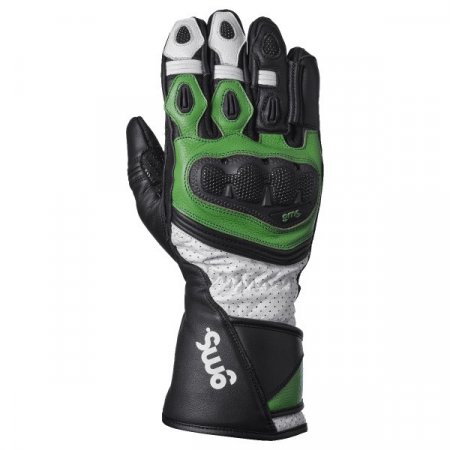 Rokavice GMS ZG41000 GR-1 SF black-white-green 3XL